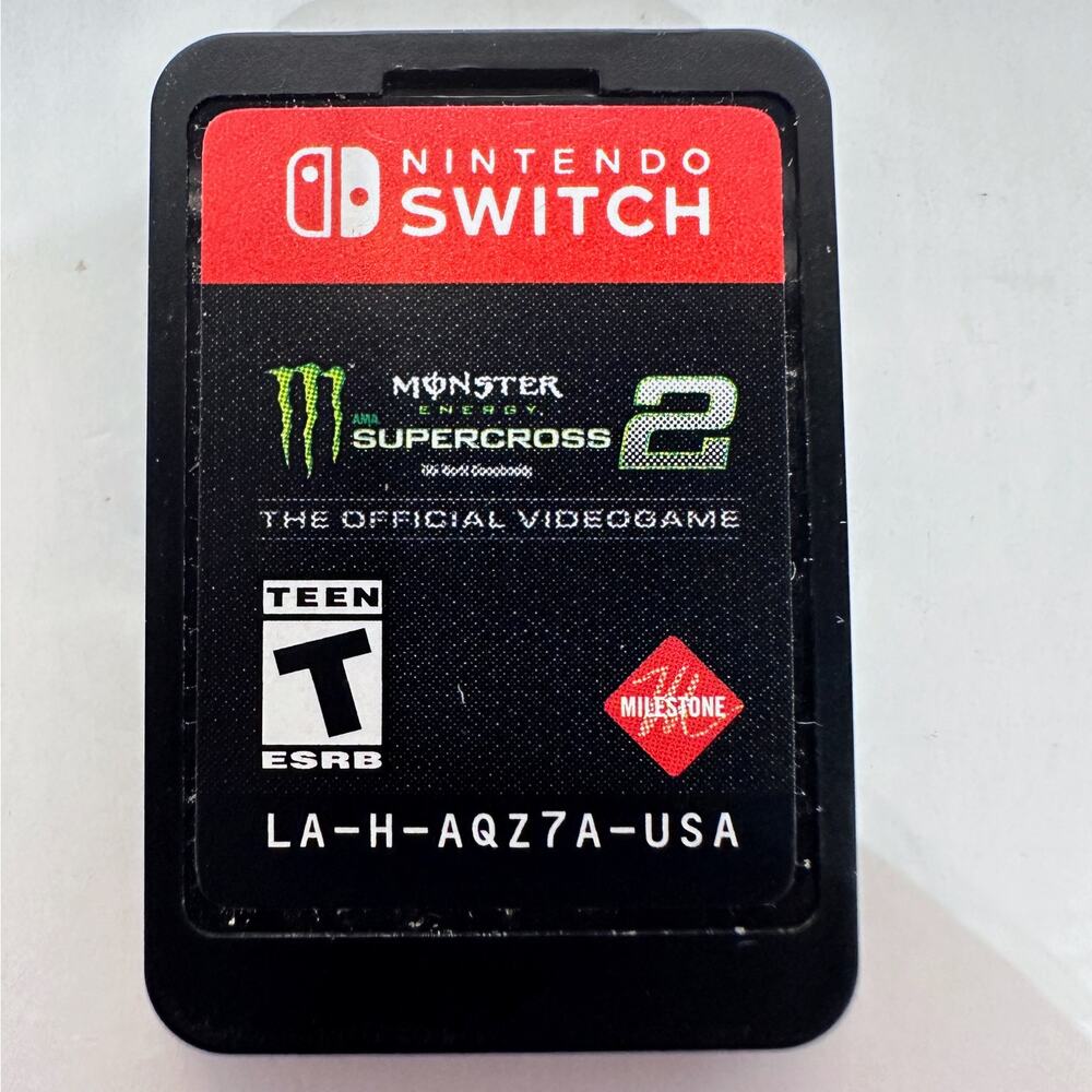 Monster Energy Supercross 2- Nintendo Switch- Video Game-Cartridge Only-Tested